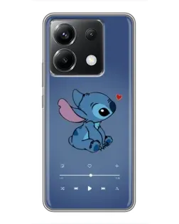 Чехол для Xiaomi POCO X6 5G с картинкой «Музыкальный Stitch»