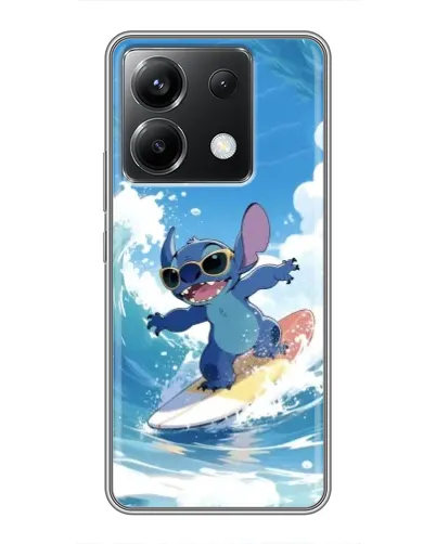Чехол для Xiaomi POCO X6 5G с картинкой «Стич на волне»