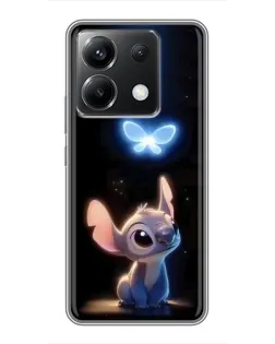 Чехол для Xiaomi POCO X6 5G с картинкой «Сияющий Стич»