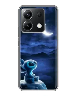 Чехол для Xiaomi POCO X6 5G с картинкой «Лунная ночь Стича»