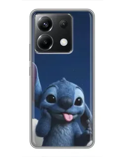 Чехол для Xiaomi POCO X6 5G с картинкой «Стич в облаках»