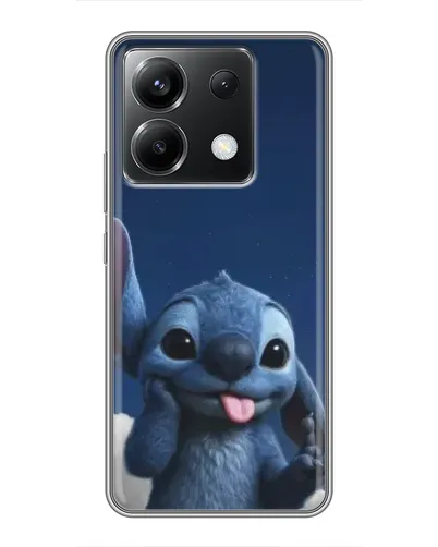 Чехол для Xiaomi POCO X6 5G с картинкой «Стич в облаках»