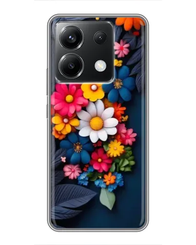 Чехол для Xiaomi POCO X6 5G с картинкой «Цветочная феерия»
