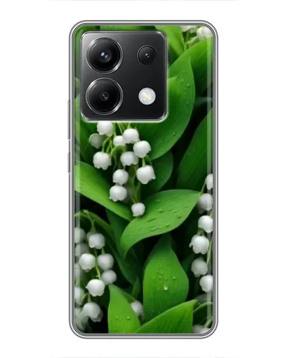 Чехол для Xiaomi POCO X6 5G с картинкой «Ландыши в зелени»