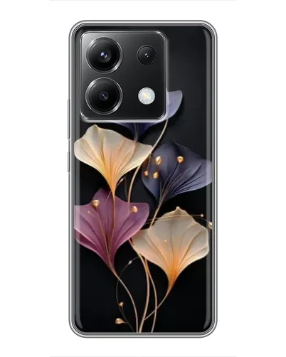 Чехол для Xiaomi POCO X6 5G с картинкой «Лиловые цветы грации»