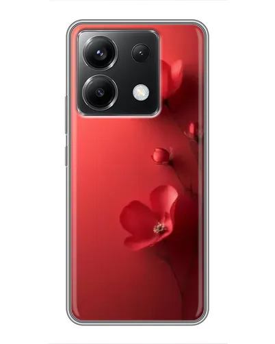 Чехол для Xiaomi POCO X6 5G с картинкой «Маковые соцветия»