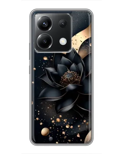 Чехол для Xiaomi POCO X6 5G с картинкой «Черный лотос»
