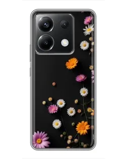Чехол для Xiaomi POCO X6 5G с картинкой «Цветочная композиция»