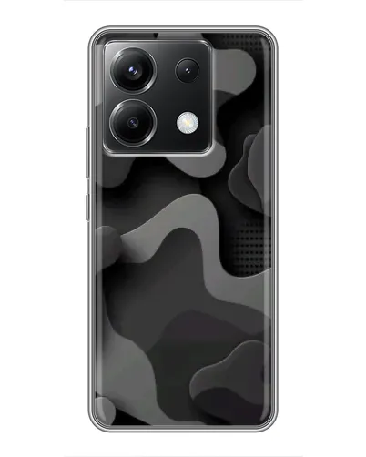 Чехол для Xiaomi POCO X6 5G с картинкой «Темный абстрактный камуфляж»