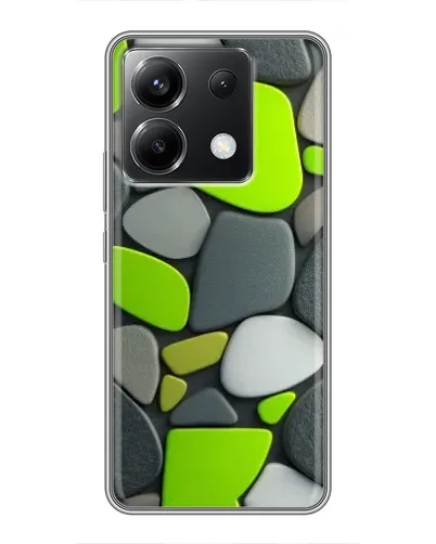 Чехол для Xiaomi POCO X6 5G с картинкой «Яркая неоновая галька»