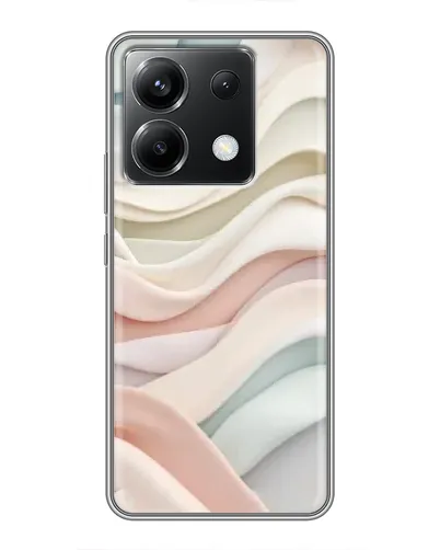 Чехол для Xiaomi POCO X6 5G с картинкой «Пастельные нежные волны»