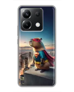 Чохол для Xiaomi POCO X6 5G з картинкою «Капі-мен супергерой»