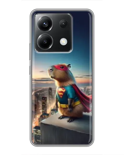 Чехол для Xiaomi POCO X6 5G с картинкой «Капи-мен супергерой» Чехол для Xiaomi POCO X6 5G с картинкой «Капи-мен супергерой»