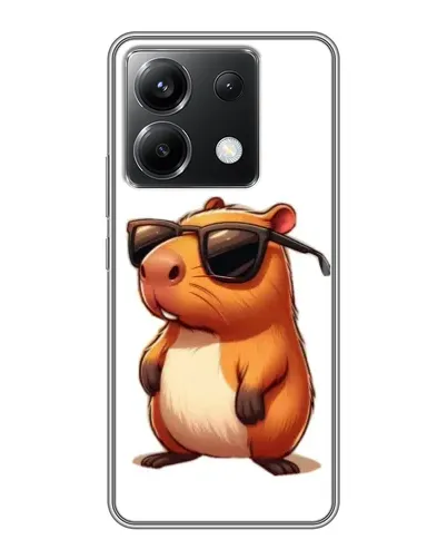Чехол для Xiaomi POCO X6 5G с картинкой «Капибара в очках» Чехол для Xiaomi POCO X6 5G с картинкой «Капибара в очках»