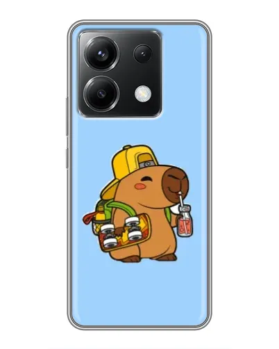 Чехол для Xiaomi POCO X6 5G с картинкой «Капибара на скейте» Чехол для Xiaomi POCO X6 5G с картинкой «Капибара на скейте»