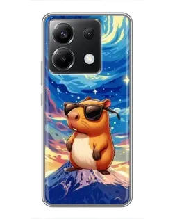 Чохол для Xiaomi POCO X6 5G з картинкою «Капібара Ван Гога»