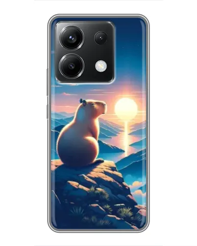 Чехол для Xiaomi POCO X6 5G с картинкой «Закат солнца с капибарой» Чехол для Xiaomi POCO X6 5G с картинкой «Закат солнца с капибарой»