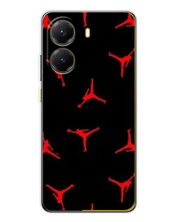Чехол для Xiaomi POCO X7 Pro с картинкой «Jordan Red Pattern» Чехол для Xiaomi POCO X7 Pro с картинкой «Jordan Red Pattern»