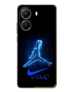 Чехол для Xiaomi POCO X7 Pro с картинкой «Jordan Neon Blue» Чехол для Xiaomi POCO X7 Pro с картинкой «Jordan Neon Blue»