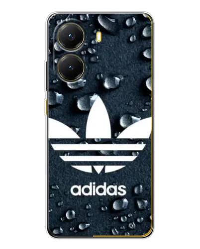 Чехол для Xiaomi POCO X7 Pro с картинкой «Adidas Trefoil Blue» Чехол для Xiaomi POCO X7 Pro с картинкой «Adidas Trefoil Blue»