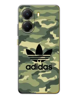 Чохол для Xiaomi POCO X7 Pro з картинкою «Мілітарі стиль Adidas»