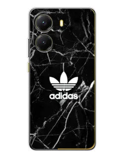Чохол для Xiaomi POCO X7 Pro з картинкою «Білий мармур Adidas»