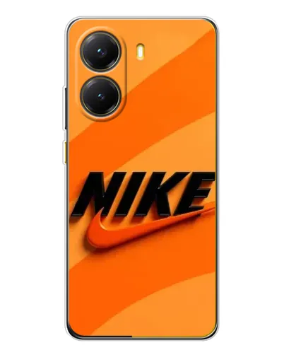 Чехол для Xiaomi POCO X7 Pro с картинкой «Оранжевый драйв Nike»