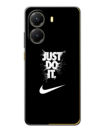Чехол для Xiaomi POCO X7 Pro с картинкой «Текстовый принт Nike»
