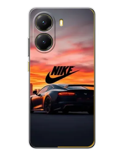 Чехол для Xiaomi POCO X7 Pro с картинкой «Nike и суперкар»