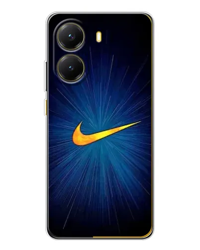 Чехол для Xiaomi POCO X7 Pro с картинкой «Синий пульс Nike» Чехол для Xiaomi POCO X7 Pro с картинкой «Синий пульс Nike»