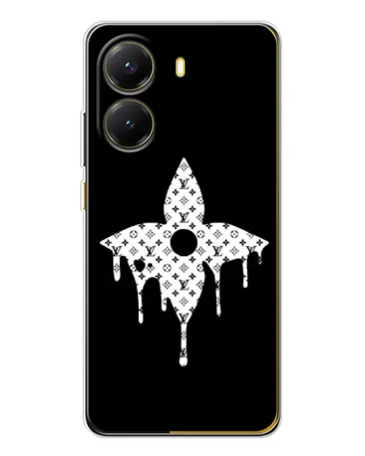 Чехол для Xiaomi POCO X7 Pro с картинкой «Цветочная монограмма» Чехол для Xiaomi POCO X7 Pro с картинкой «Цветочная монограмма»