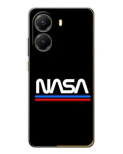 Чохол для Xiaomi POCO X7 Pro з картинкою «NASA — класика Red Blue»