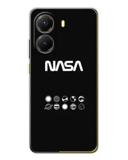 Чохол для Xiaomi POCO X7 Pro з картинкою «NASA — технічний принт»