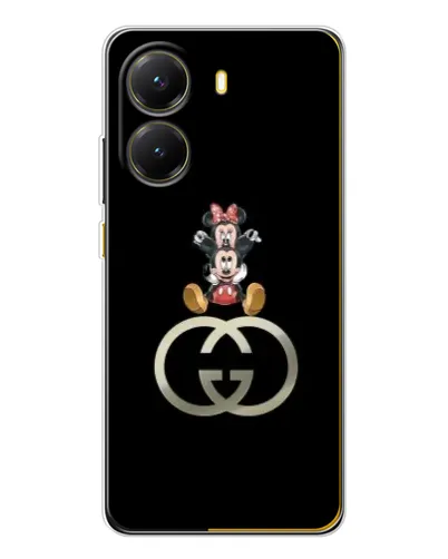 Чехол для Xiaomi POCO X7 Pro с картинкой «Минни Маус на лого» Чехол для Xiaomi POCO X7 Pro с картинкой «Минни Маус на лого»