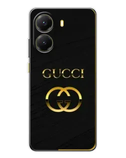 Чехол для Xiaomi POCO X7 Pro с картинкой «Золотой логотип Gucci»