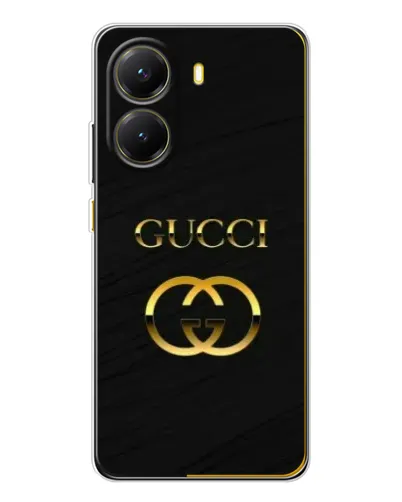 Чехол для Xiaomi POCO X7 Pro с картинкой «Золотой логотип Gucci» Чехол для Xiaomi POCO X7 Pro с картинкой «Золотой логотип Gucci»