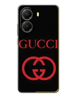 Чехол для Xiaomi POCO X7 Pro с картинкой «Gucci — красный логотип»