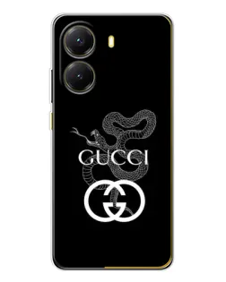 Чехол для Xiaomi POCO X7 Pro с картинкой «Gucci — серебряная змея»