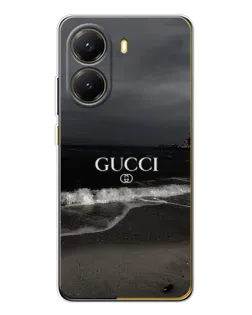 Чехол для Xiaomi POCO X7 Pro с картинкой «Gucci — морской прибой»
