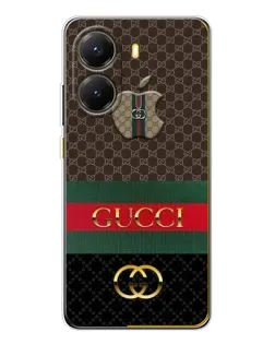 Чехол для Xiaomi POCO X7 Pro с картинкой «Gucci — брендированный десерт»