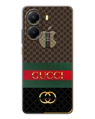 Чехол для Xiaomi POCO X7 Pro с картинкой «Gucci — брендированный десерт» Чехол для Xiaomi POCO X7 Pro с картинкой «Gucci — брендированный десерт»