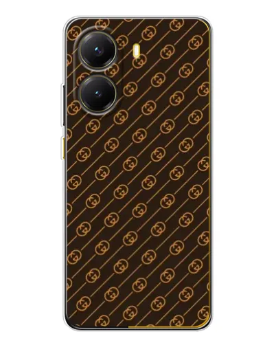Чехол для Xiaomi POCO X7 Pro с картинкой «Gucci — золотые диагонали» Чехол для Xiaomi POCO X7 Pro с картинкой «Gucci — золотые диагонали»