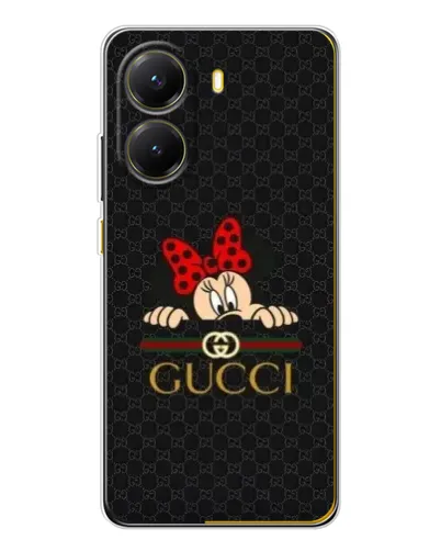 Чехол для Xiaomi POCO X7 Pro с картинкой «Минни Маус Gucci — черный» Чехол для Xiaomi POCO X7 Pro с картинкой «Минни Маус Gucci — черный»