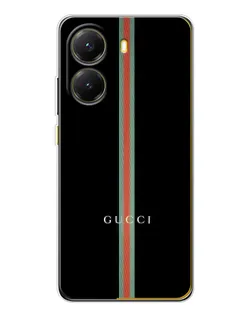 Чехол для Xiaomi POCO X7 Pro с картинкой «Gucci — строгая линия»