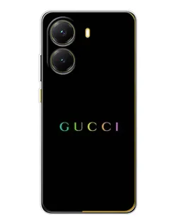 Чехол для Xiaomi POCO X7 Pro с картинкой «Gucci — неоновый минимализм»