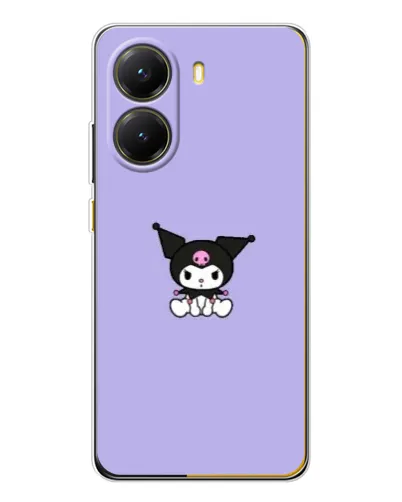Чехол для Xiaomi POCO X7 Pro с картинкой «Kuromi — фиолетовый минимализм» Чехол для Xiaomi POCO X7 Pro с картинкой «Kuromi — фиолетовый минимализм»