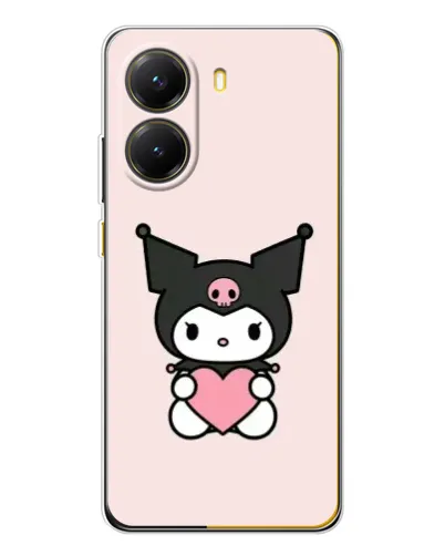 Чехол для Xiaomi POCO X7 Pro с картинкой «Kuromi и сердце» Чехол для Xiaomi POCO X7 Pro с картинкой «Kuromi и сердце»
