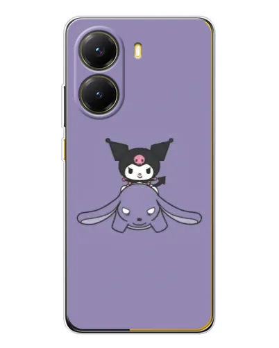 Чехол для Xiaomi POCO X7 Pro с картинкой «Kuromi на лиловом фоне» Чехол для Xiaomi POCO X7 Pro с картинкой «Kuromi на лиловом фоне»