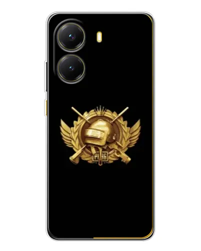 Чехол для Xiaomi POCO X7 Pro с картинкой «PUBG — оранжевый градиент»