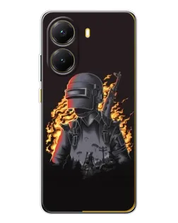 Чохол для Xiaomi POCO X7 Pro з картинкою «PUBG — вогняний силует» Чохол для Xiaomi POCO X7 Pro з картинкою «PUBG — вогняний силует»